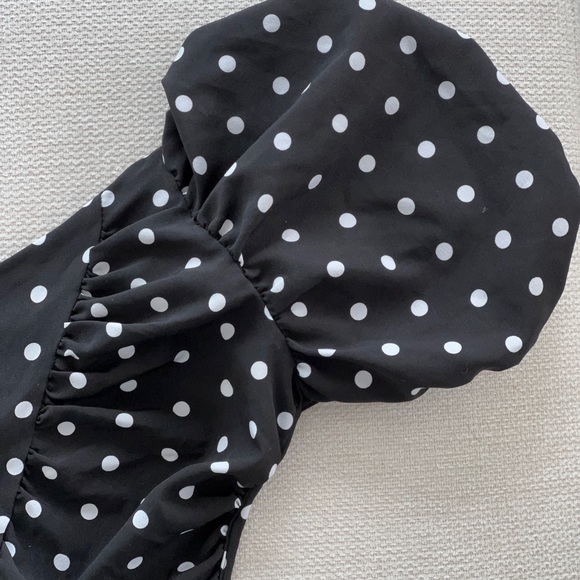 SAMBA POLKA DOT DRESSY BLOUSE - Picture 4 of 7